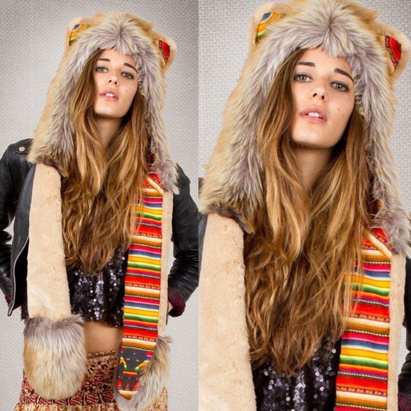 SpiritHoods Accessories - SPIRITHOODS The Lion Hood with Tribal Lining *NEW* - RARE HTF SOLD OUT!